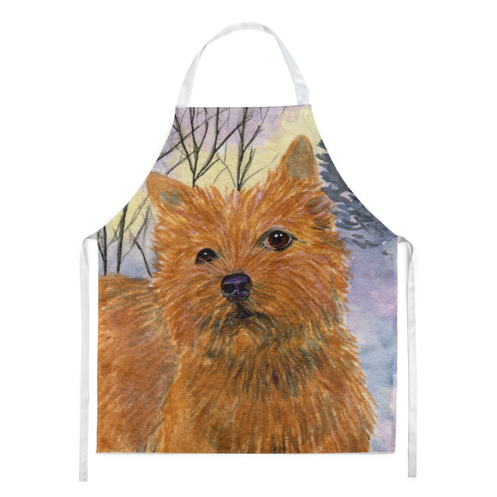 Norwich Terrier Apron Cooking Kitchen Server Baking Crafts Gardening for Adult Women Men, Unisex, Large, Multicolor