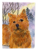 Norwich Terrier House Flag 28x40 Porch Sleeve Pole Decorative Outside Yard Banner Artwork Wall Hanging, Polyester