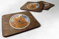 Norwich Terrier Foam Coasters Set of 4 Cup Coasters for Indoor Outdoor, Tabletop Protection, Anti Slip, Mouse pad Material