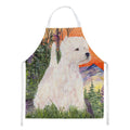 Westie Apron Cooking Kitchen Server Baking Crafts Gardening for Adult Women Men, Unisex, Large, Multicolor