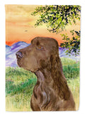 Field Spaniel House Flag 28x40 Porch Sleeve Pole Decorative Outside Yard Banner Artwork Wall Hanging, Polyester