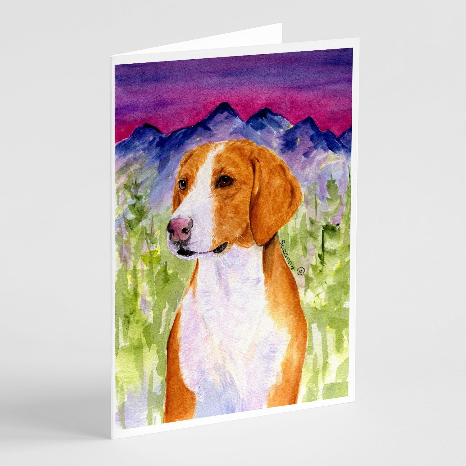 Drever Greeting Cards Pack of 8 Blank Cards with Envelopes Whimsical A7 Size 5x7