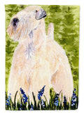 Wheaten Terrier Soft Coated House Flag 28x40 Porch Sleeve Pole Decorative Outside Yard Banner Artwork Wall Hanging, Polyester