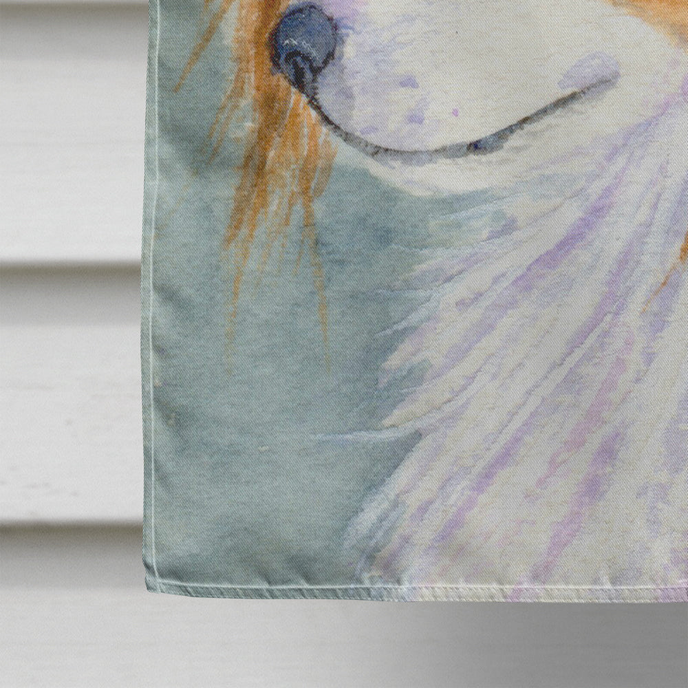 Papillon House Flag 28x40 Porch Sleeve Pole Decorative Outside Yard Banner Artwork Wall Hanging, Polyester
