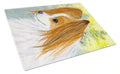 Papillon Cutting Board Tempered Glass Kitchen Cutting Surface, Heat Resistant Chopping, Non-Slip Feet, Food Prep & Serving
