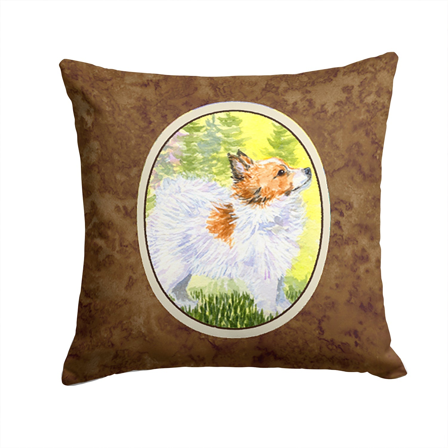 Papillon Decorative Throw Pillow 14x14 Indoor Outdoor Accent Cushion, Fabric Cover with Insert for Sofa, Bed, Porch & Living Room