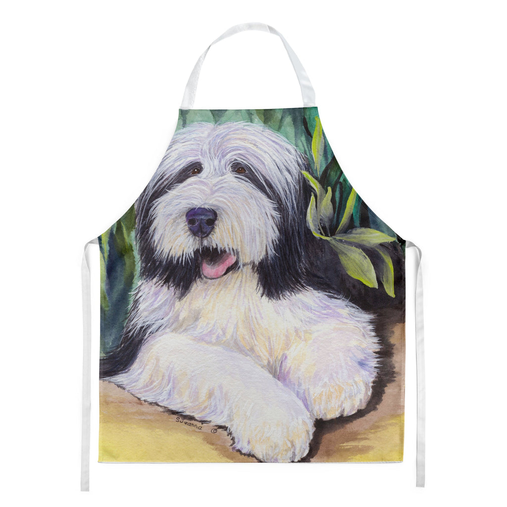 Bearded Collie Apron Cooking Kitchen Server Baking Crafts Gardening for Adult Women Men, Unisex, Large, Multicolor