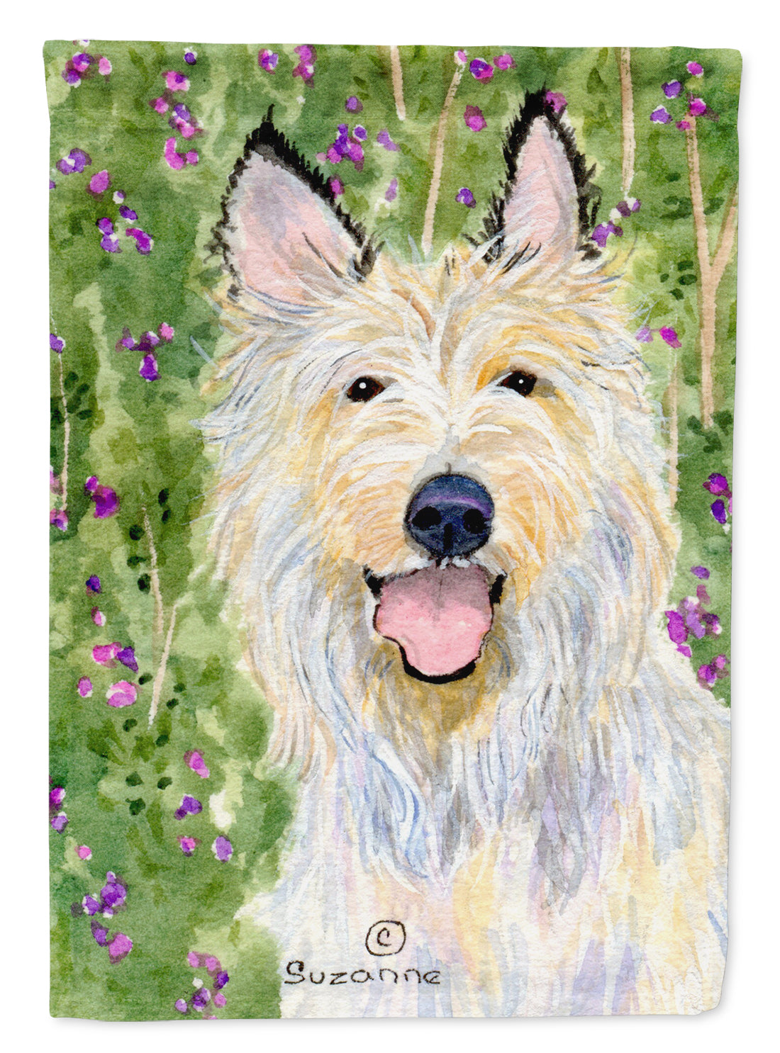 Berger Picard House Flag 28x40 Porch Sleeve Pole Decorative Outside Yard Banner Artwork Wall Hanging, Polyester