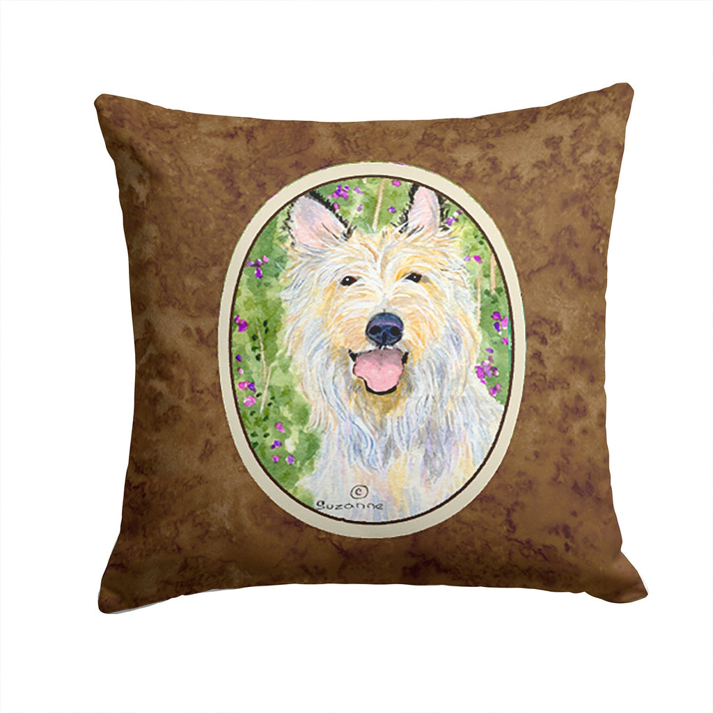 Berger Picard Decorative Throw Pillow 14x14 Indoor Outdoor Accent Cushion, Fabric Cover with Insert for Sofa, Bed, Porch & Living Room