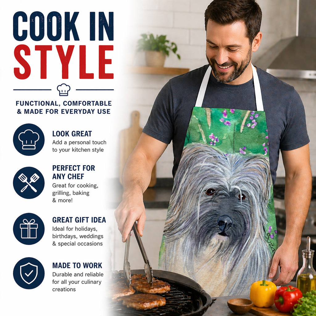 Berger des Pyrenese Apron Cooking Kitchen Server Baking Crafts Gardening for Adult Women Men, Unisex, Large, Multicolor