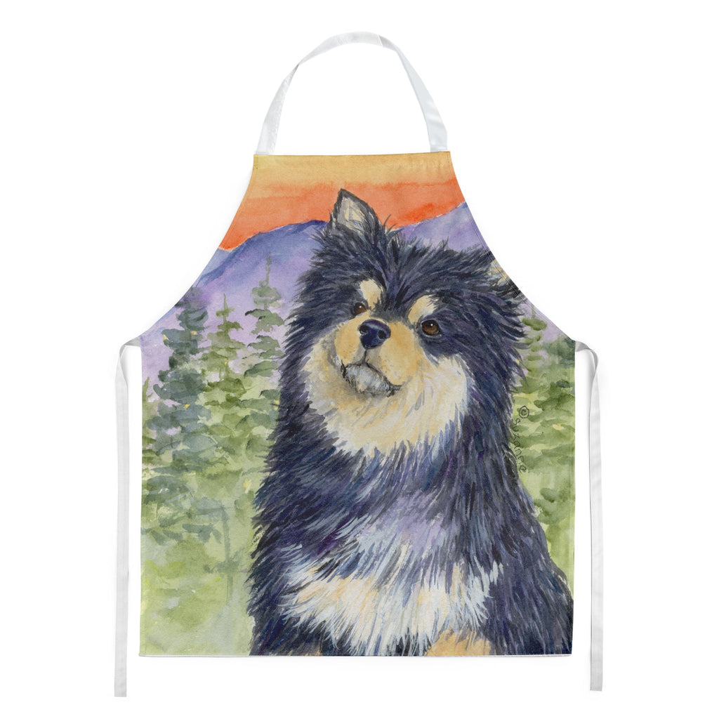 Finnish Lapphund Apron Cooking Kitchen Server Baking Crafts Gardening for Adult Women Men, Unisex, Large, Multicolor