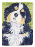 Bernese Mountain Dog House Flag 28x40 Porch Sleeve Pole Decorative Outside Yard Banner Artwork Wall Hanging, Polyester