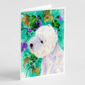 Westie Greeting Cards Pack of 8 Blank Cards with Envelopes Whimsical A7 Size 5x7