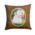 Westie Decorative Throw Pillow 14x14 Indoor Outdoor Accent Cushion, Fabric Cover with Insert for Sofa, Bed, Porch & Living Room