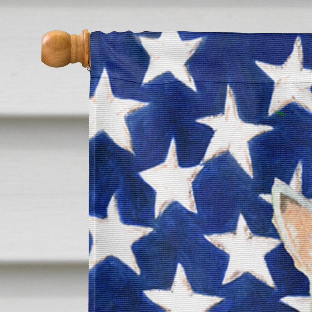 USA American Flag with Scottish Terrier House Flag 28x40 Porch Sleeve Pole Decorative Outside Yard Banner Artwork Wall Hanging, Polyester