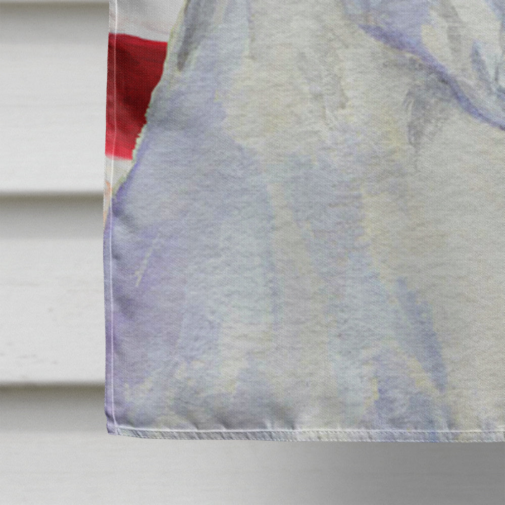 USA American Flag with Boxer House Flag 28x40 Porch Sleeve Pole Decorative Outside Yard Banner Artwork Wall Hanging, Polyester