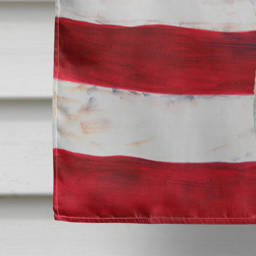 USA American Flag with Basenji House Flag 28x40 Porch Sleeve Pole Decorative Outside Yard Banner Artwork Wall Hanging, Polyester