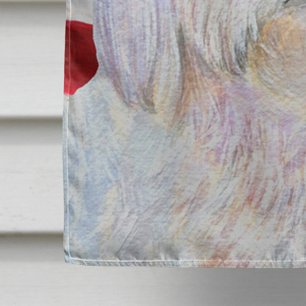 USA American Flag with Maltese House Flag 28x40 Porch Sleeve Pole Decorative Outside Yard Banner Artwork Wall Hanging, Polyester