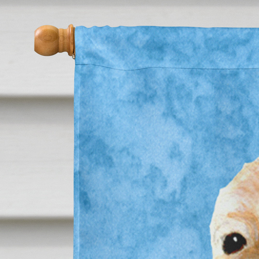 Cocker Spaniel in Summer Flowers House Flag 28x40 Porch Sleeve Pole Decorative Outside Yard Banner Artwork Wall Hanging, Polyester