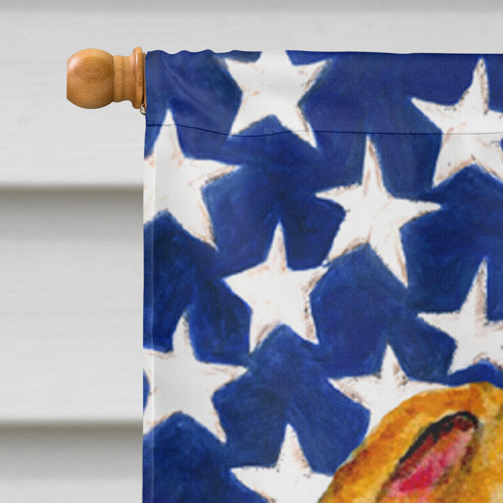 USA American Flag with Whippet House Flag 28x40 Porch Sleeve Pole Decorative Outside Yard Banner Artwork Wall Hanging, Polyester