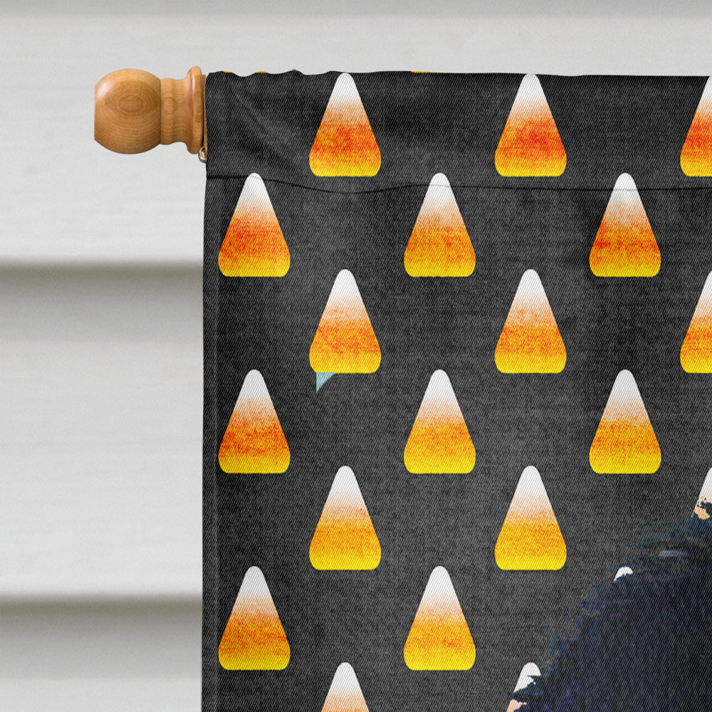 Japanese Chin Candy Corn Halloween Portrait House Flag 28x40 Porch Sleeve Pole Decorative Outside Yard Banner Artwork Wall Hanging, Polyester