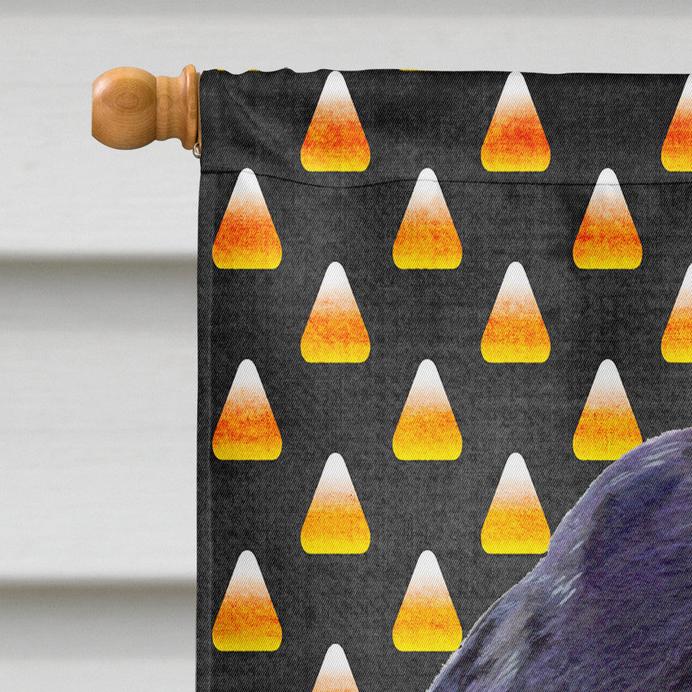 Cocker Spaniel Candy Corn Halloween Portrait House Flag 28x40 Porch Sleeve Pole Decorative Outside Yard Banner Artwork Wall Hanging, Polyester