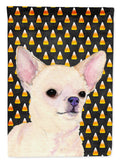 Chihuahua Candy Corn Halloween Portrait House Flag 28x40 Porch Sleeve Pole Decorative Outside Yard Banner Artwork Wall Hanging, Polyester