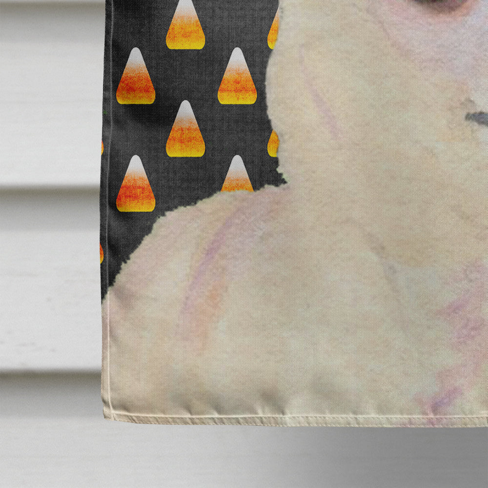 Chihuahua Candy Corn Halloween Portrait House Flag 28x40 Porch Sleeve Pole Decorative Outside Yard Banner Artwork Wall Hanging, Polyester