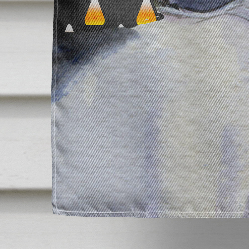 Rat Terrier Candy Corn Halloween Portrait House Flag 28x40 Porch Sleeve Pole Decorative Outside Yard Banner Artwork Wall Hanging, Polyester