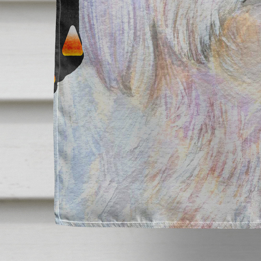 Maltese Candy Corn Halloween Portrait House Flag 28x40 Porch Sleeve Pole Decorative Outside Yard Banner Artwork Wall Hanging, Polyester
