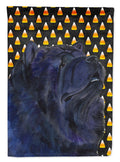 Chow Chow Candy Corn Halloween Portrait House Flag 28x40 Porch Sleeve Pole Decorative Outside Yard Banner Artwork Wall Hanging, Polyester