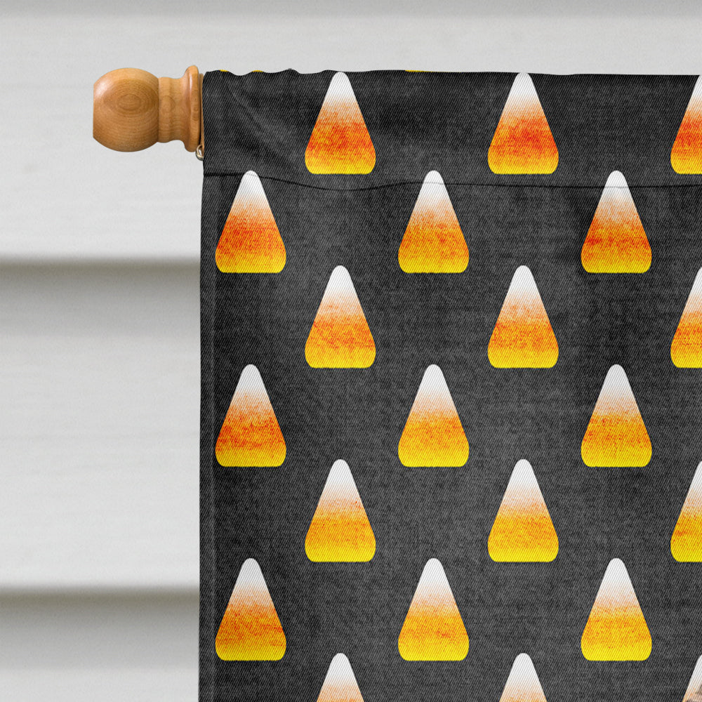 Irish Wolfhound Candy Corn Halloween Portrait House Flag 28x40 Porch Sleeve Pole Decorative Outside Yard Banner Artwork Wall Hanging, Polyester