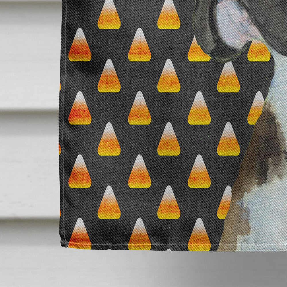 Boxer Candy Corn Halloween Portrait House Flag 28x40 Porch Sleeve Pole Decorative Outside Yard Banner Artwork Wall Hanging, Polyester