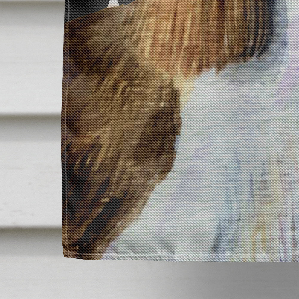 Springer Spaniel Candy Corn Halloween Portrait House Flag 28x40 Porch Sleeve Pole Decorative Outside Yard Banner Artwork Wall Hanging, Polyester