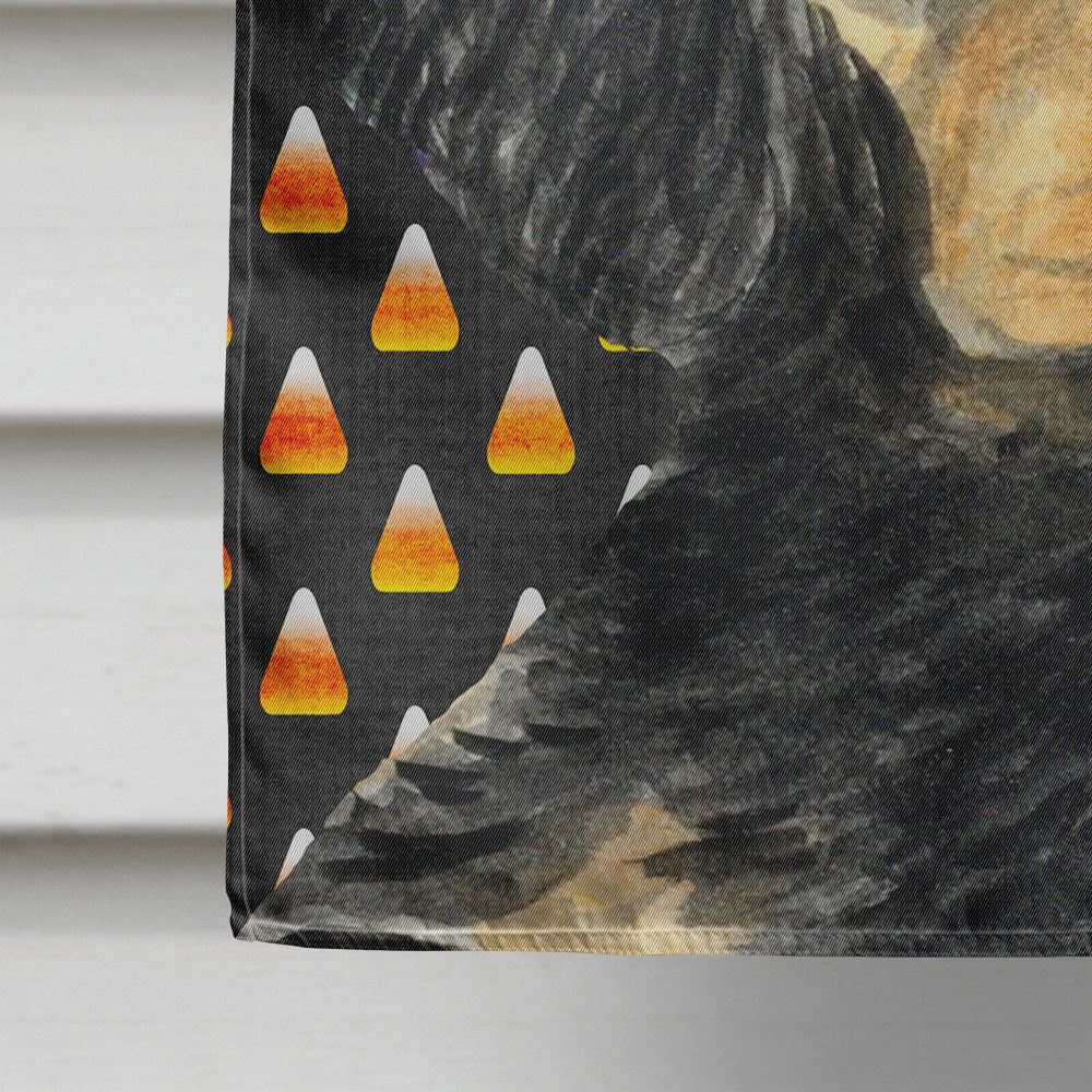 Gordon Setter Candy Corn Halloween Portrait House Flag 28x40 Porch Sleeve Pole Decorative Outside Yard Banner Artwork Wall Hanging, Polyester