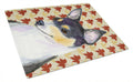 Chihuahua Fall Leaves Portrait Cutting Board Tempered Glass Kitchen Cutting Surface, Heat Resistant Chopping, Non-Slip Feet, Food Prep & Serving