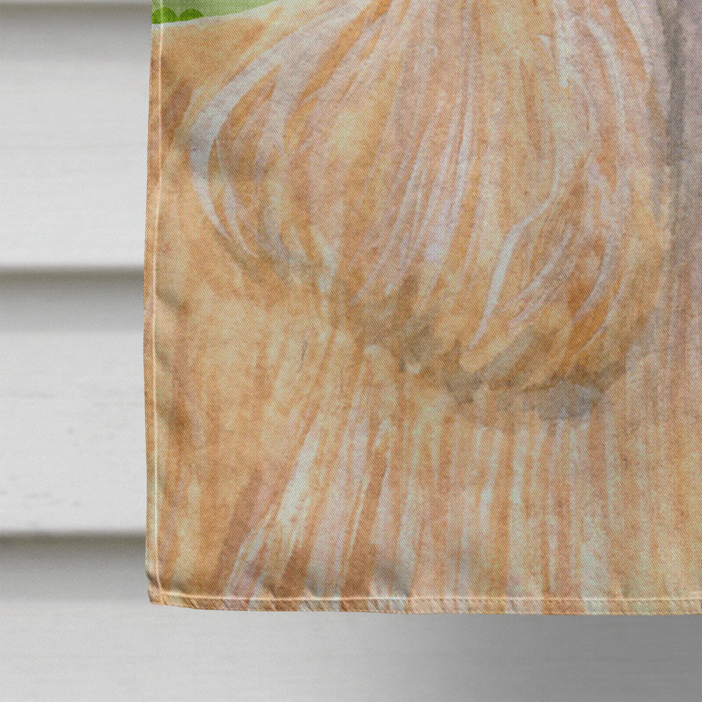 Cocker Spaniel St. Patrick's Day Shamrock Portrait House Flag 28x40 Porch Sleeve Pole Decorative Outside Yard Banner Artwork Wall Hanging, Polyester
