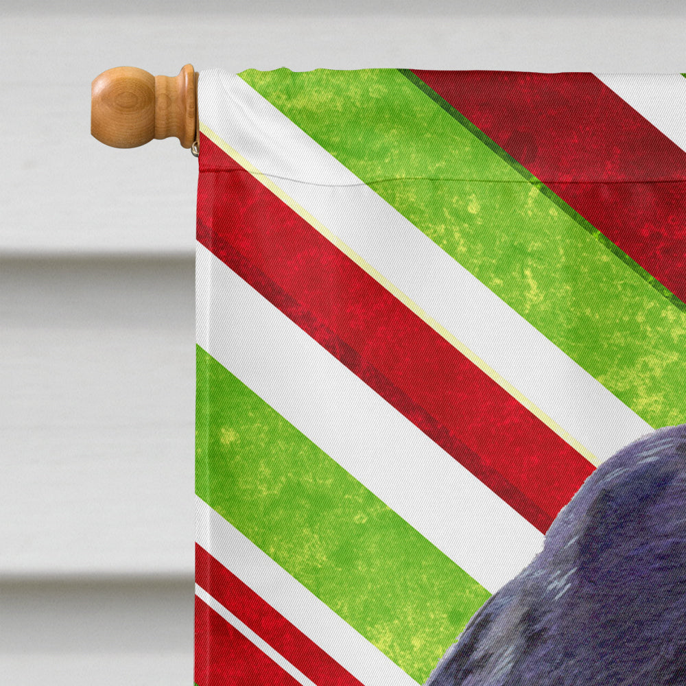 Cocker Spaniel Candy Cane Holiday Christmas House Flag 28x40 Porch Sleeve Pole Decorative Outside Yard Banner Artwork Wall Hanging, Polyester