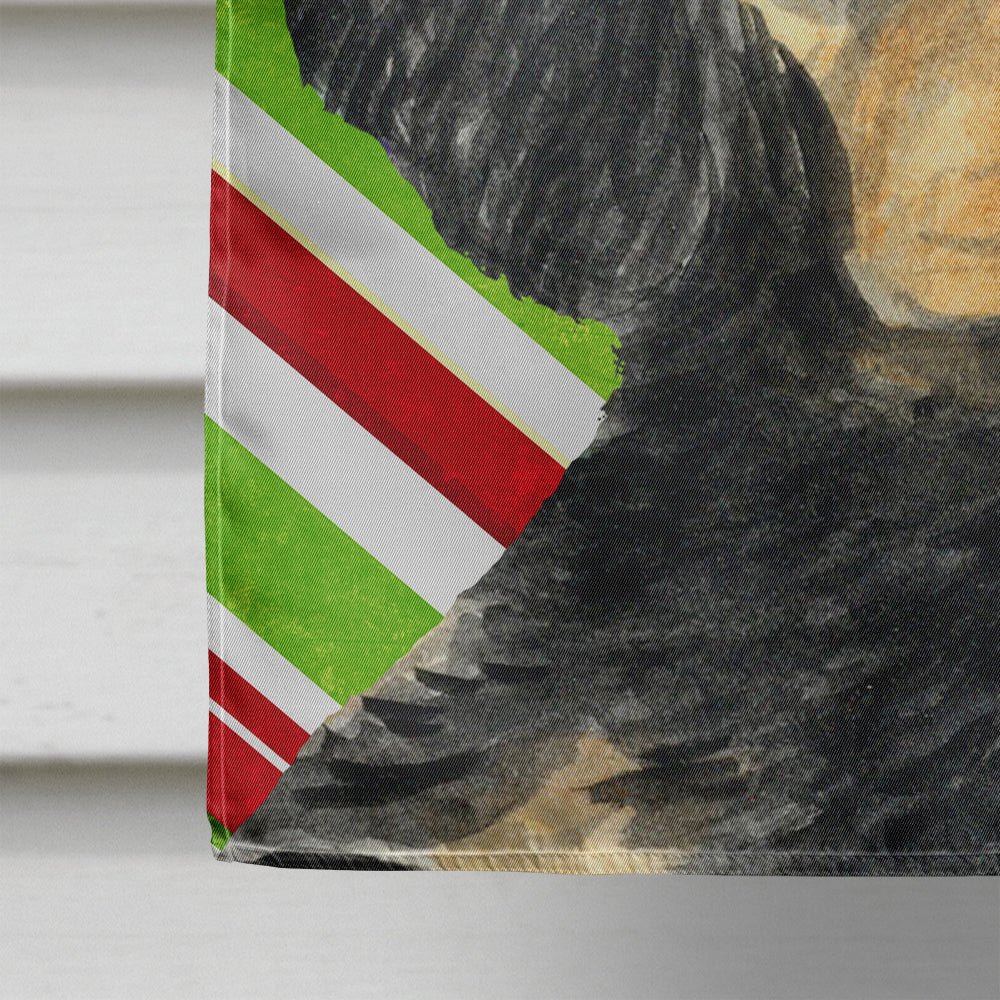 Gordon Setter Candy Cane Holiday Christmas House Flag 28x40 Porch Sleeve Pole Decorative Outside Yard Banner Artwork Wall Hanging, Polyester