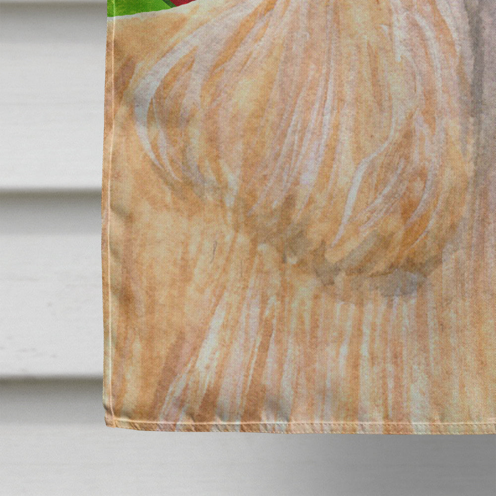 Cocker Spaniel Candy Cane Holiday Christmas House Flag 28x40 Porch Sleeve Pole Decorative Outside Yard Banner Artwork Wall Hanging, Polyester