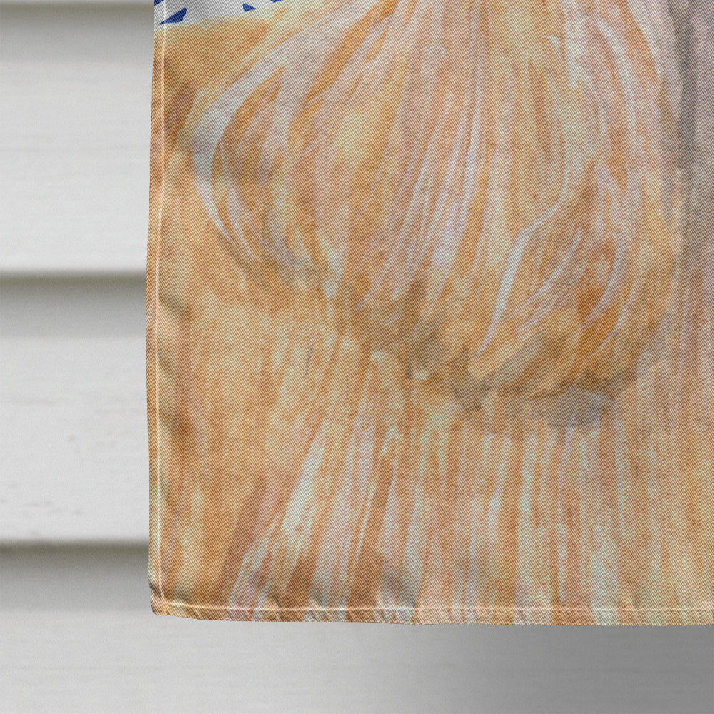 Cocker Spaniel Winter Snowflakes Holiday House Flag 28x40 Porch Sleeve Pole Decorative Outside Yard Banner Artwork Wall Hanging, Polyester