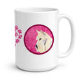Pink Wheaten Scottish Terrier Ceramic Coffee Mug 15 oz Decorative Large C Handle Mug Cup for Tea, Cocoa Hot Chocolate