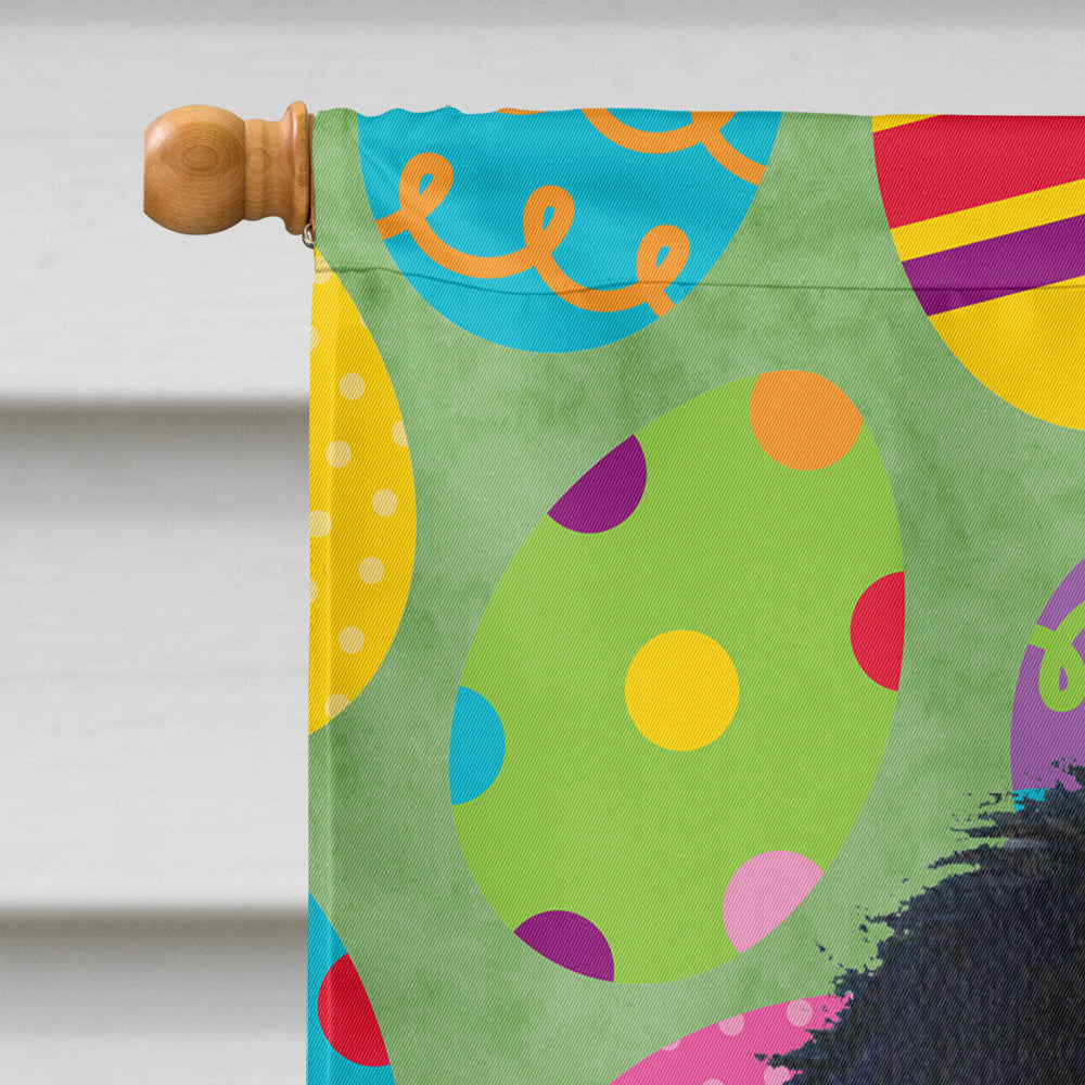 Japanese Chin Easter Eggtravaganza House Flag 28x40 Porch Sleeve Pole Decorative Outside Yard Banner Artwork Wall Hanging, Polyester