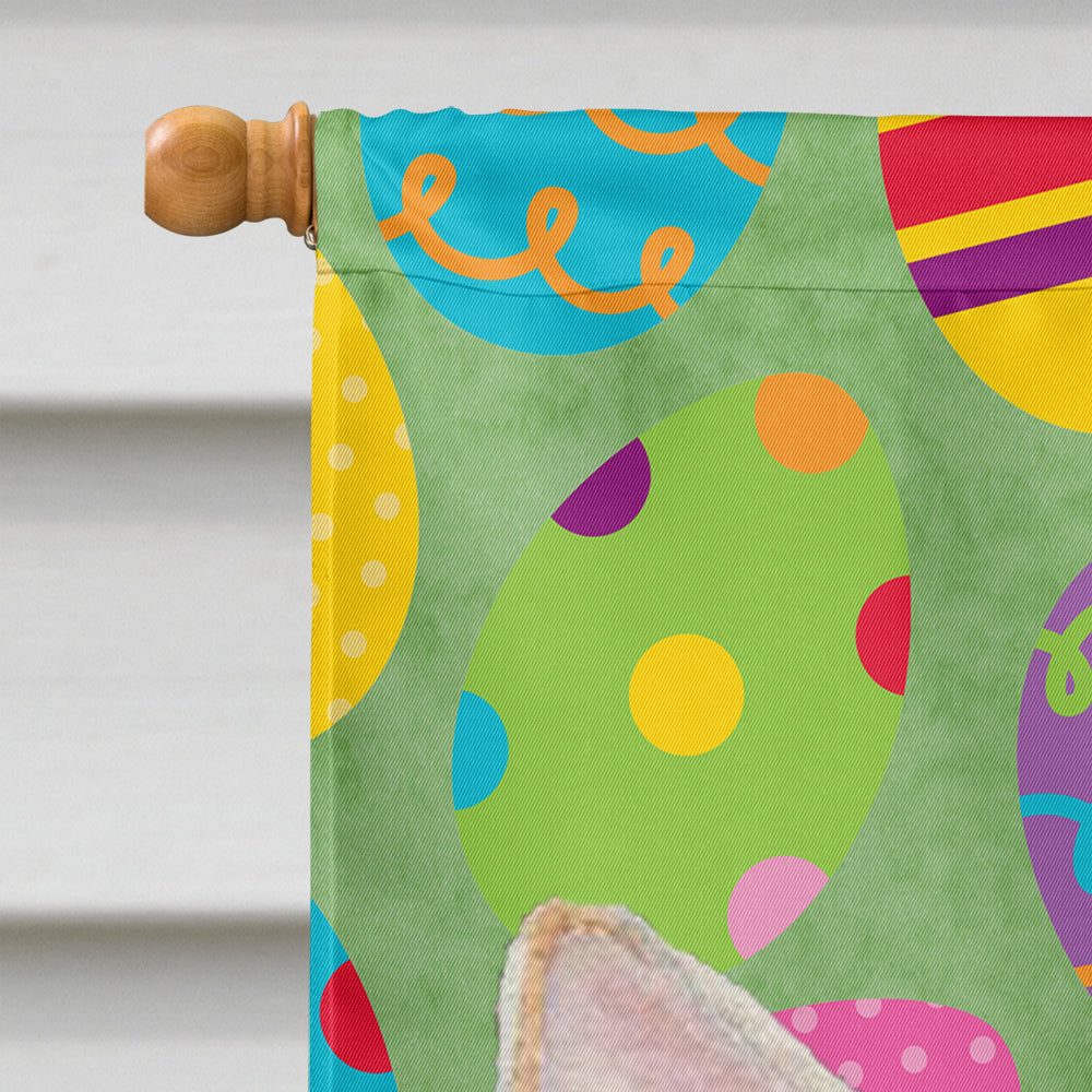 Chihuahua Easter Eggtravaganza House Flag 28x40 Porch Sleeve Pole Decorative Outside Yard Banner Artwork Wall Hanging, Polyester