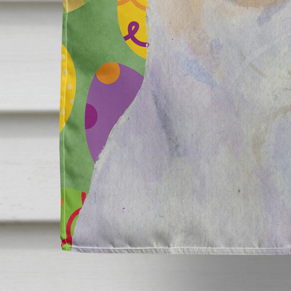 Chihuahua Easter Eggtravaganza House Flag 28x40 Porch Sleeve Pole Decorative Outside Yard Banner Artwork Wall Hanging, Polyester