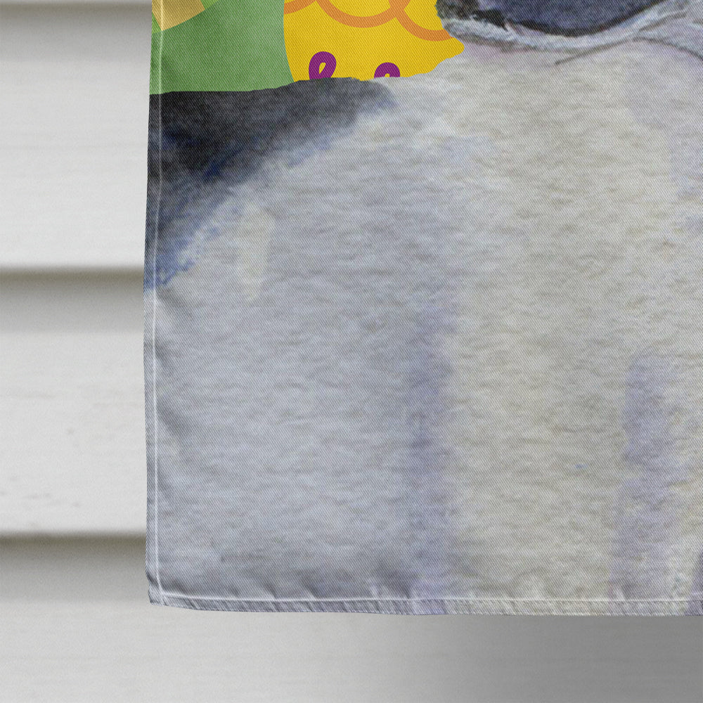 Rat Terrier Easter Eggtravaganza House Flag 28x40 Porch Sleeve Pole Decorative Outside Yard Banner Artwork Wall Hanging, Polyester