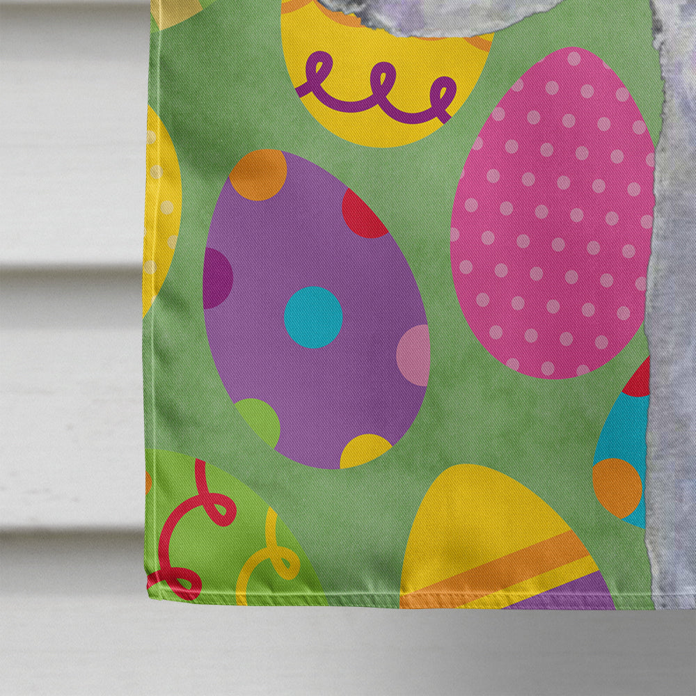 Bedlington Terrier Easter Eggtravaganza House Flag 28x40 Porch Sleeve Pole Decorative Outside Yard Banner Artwork Wall Hanging, Polyester