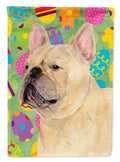 French Bulldog Easter Eggtravaganza House Flag 28x40 Porch Sleeve Pole Decorative Outside Yard Banner Artwork Wall Hanging, Polyester