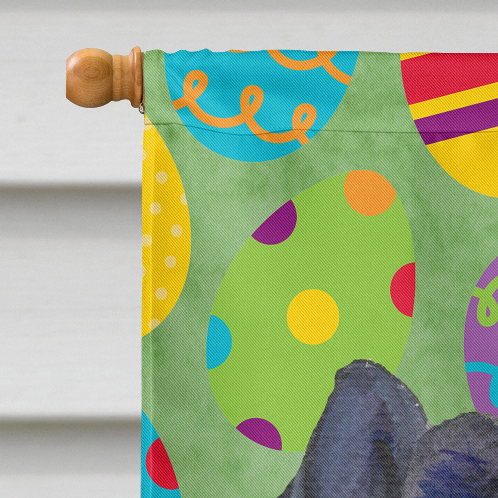 Chow Chow Easter Eggtravaganza House Flag 28x40 Porch Sleeve Pole Decorative Outside Yard Banner Artwork Wall Hanging, Polyester