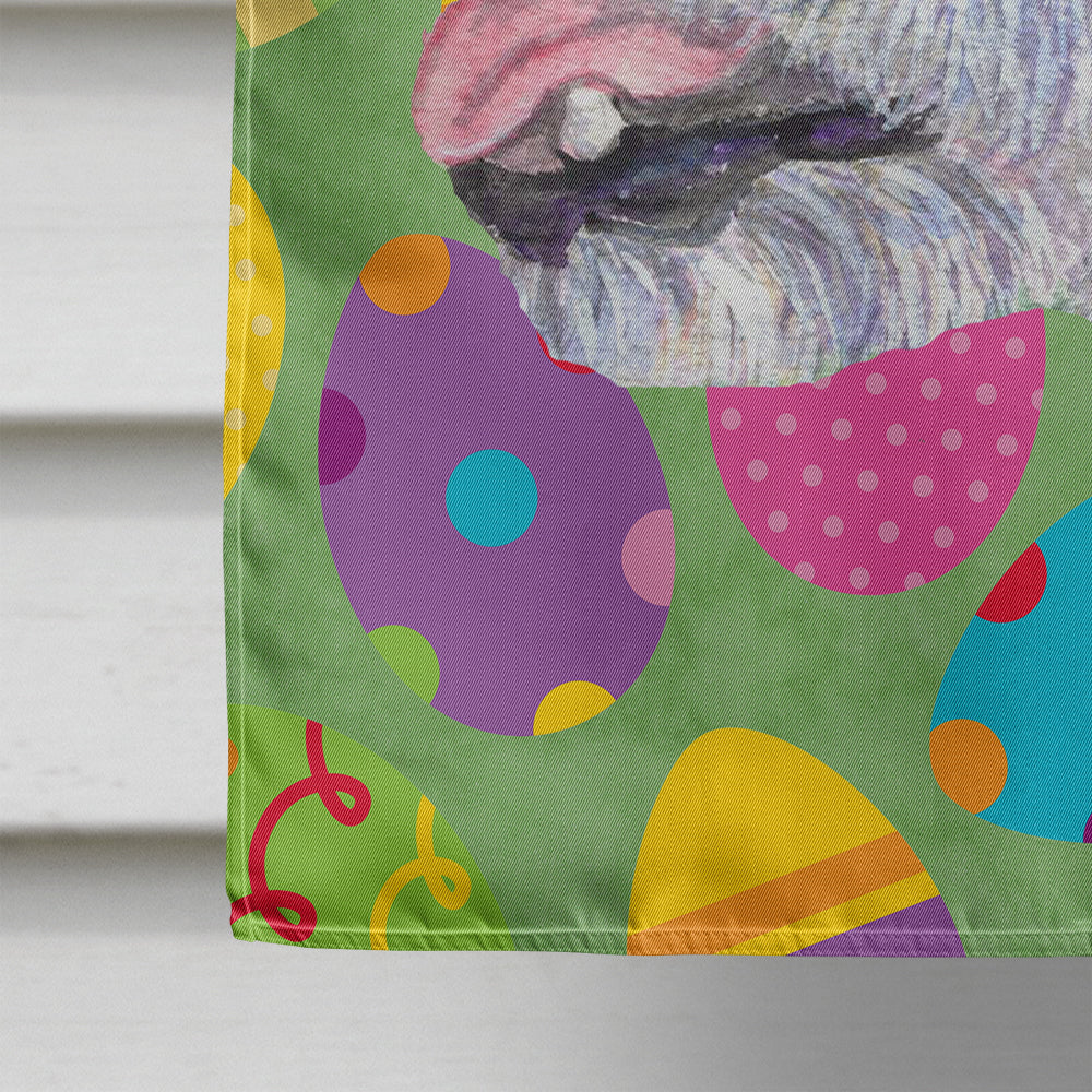 Jack Russell Terrier Easter Eggtravaganza House Flag 28x40 Porch Sleeve Pole Decorative Outside Yard Banner Artwork Wall Hanging, Polyester